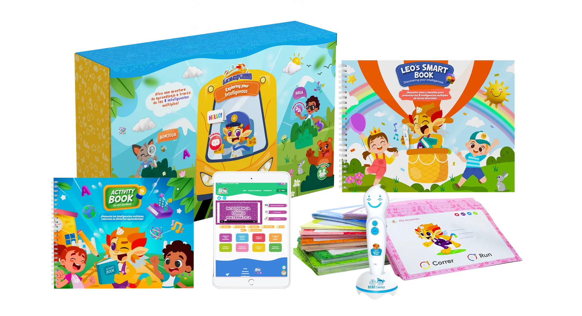 Kit Inteligencias Múltiples de Bebé Genial con Smart Book y Activity Book